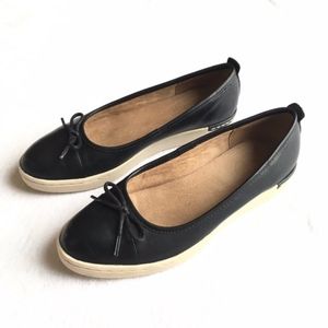 Clarks Black Cordella Alto Flats